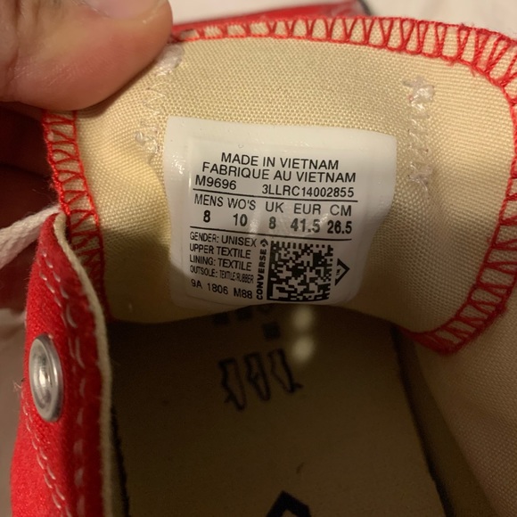 Red Converse - Picture 3 of 5